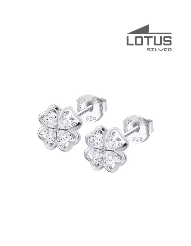 LOTUS SILVER EARRINGS